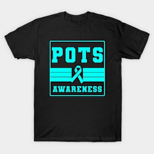 POTS Postural Orthostatic Tachycardia Syndrome Awareness T-Shirt